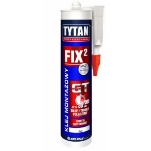 Klej montażowy FIX2  GT  290ml Tytan