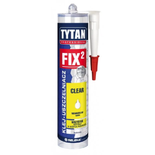 Klej uszczelniacz bezbarwny  FIX2 CLEAR 290ml