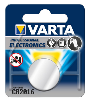 Bateria CR2016 Varta płaska