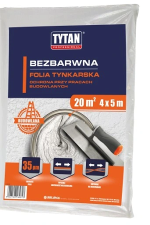 Folia malarska 4×5 tynkarska  Tytan
