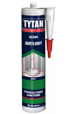 Silikon akryl sanita biały Tytan 280ml Stop Pleśni