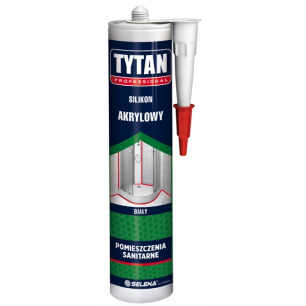 Silikon akryl sanita biały Tytan 280ml Stop Pleśni