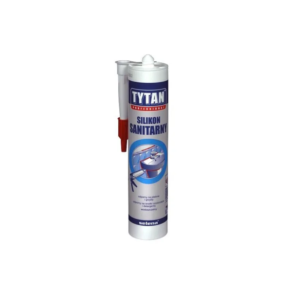 Silikon sanitarny bezbarwny 280ml Tytan
