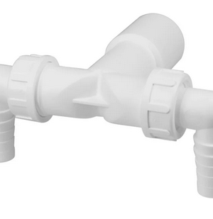 Adapter podwójny do odpływu pralki 40/32