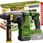 Akumulatorowa młotowiertarka Procraft walizka(P14)