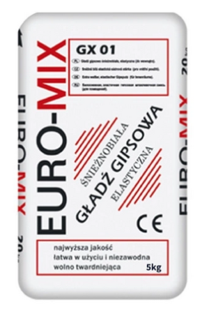 Biała gładź gipsowa 5kg GX-01 EURO-MIX