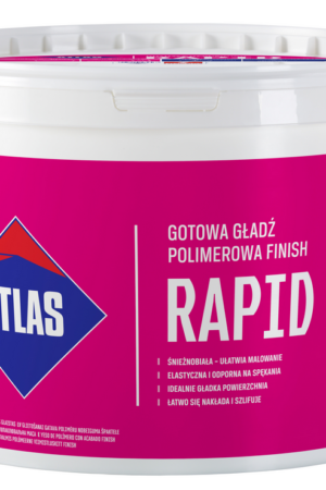 Biała gładź szpachlowa ATLAS RAPID 25kg