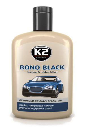 Czernidło do gumy i plastiku 250ml Bono Black
