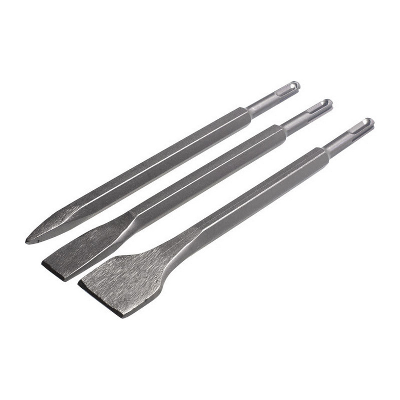 Dłuta do betonu zestaw 3 elementy S-28225