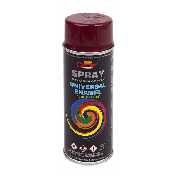 Emalia spray czerwony winny 400 ml Champi RAL 3005