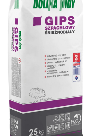 Gips szpachlowy 25kg Nida śnieżnobiały