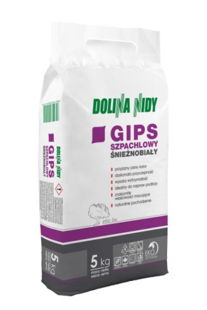 Gips szpachlowy 5kg Nida śnieżnobiały