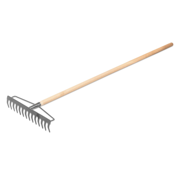 Grabie metalowe 14 oprawione trzonek drewniany