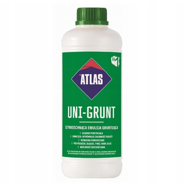 Grunt szybkoschnąca emulsja 1kg Uni-Grunt ATLAS
