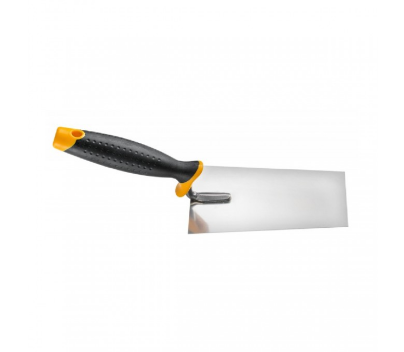 Kielnia nierdzewna trapez 12x8cm czarno/żółta