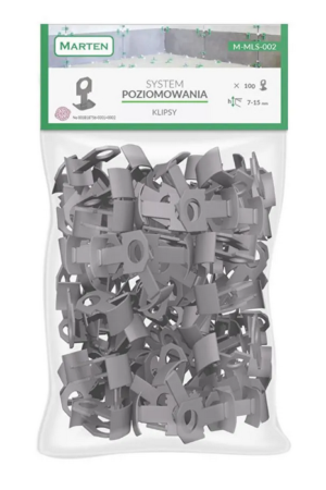 Klips do poziomowania płytek 1.5mm 100szt Marten