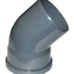 Kolano kanalizacyjne 110×45 szare