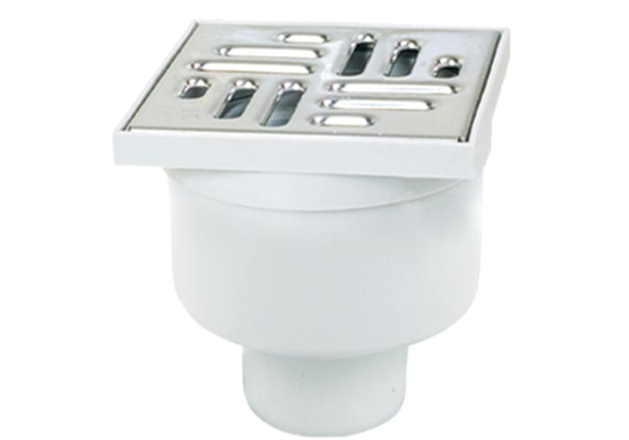 Kratka ściekowa 10×10 prosta 50 metal 02155