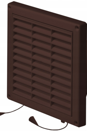 Kratka wentylacyjna T55 14×14 fi 100 brąz