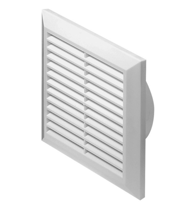 Kratka wentylacyjna T83 14×14 fi 125 biała