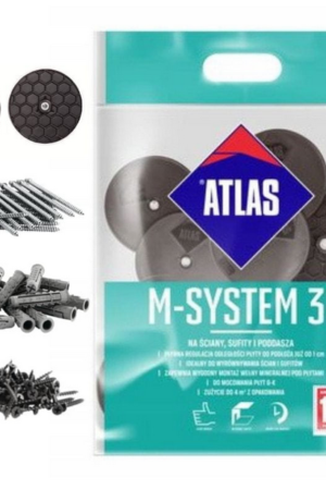 Krążek montażowy ściana Atlas M8/fi 6.5   50BX