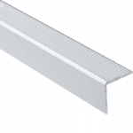 Listwa schodowa LS 20x20R 1m srebrna C-0