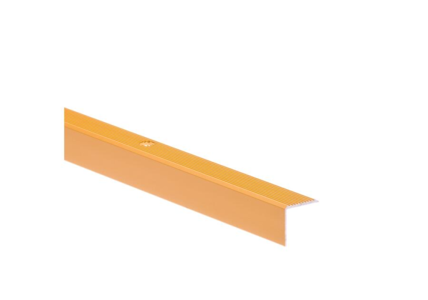 Listwa schodowa LS 20x20R 1m złota