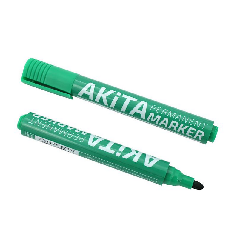 Marker permanentny zielony okrągły BH