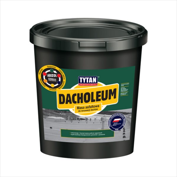 Masa asfaltowa do papy Dacholeum 5kg Tytan