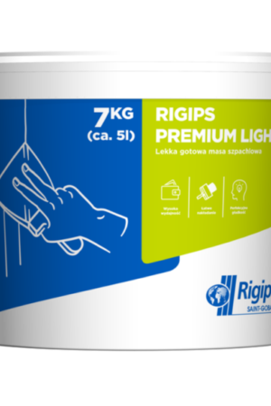 Masa szpachlowa lekka PREMIUM LIGHT 7kg Rigips