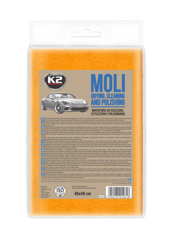 Mikrowłókno Moli 40×40  do osuszania karoserii