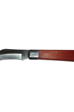 Nóż monterski 205 mm zagięty drewno  600401