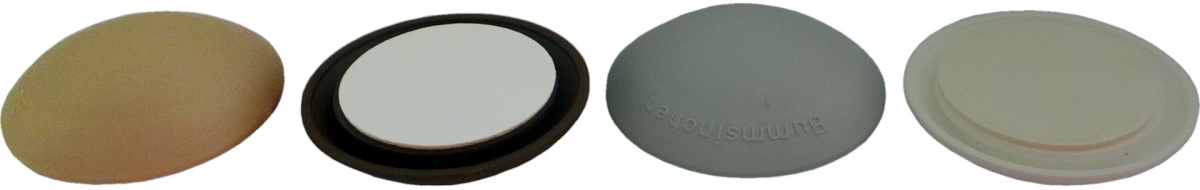 Odbojnik przyklejany 60mm szary