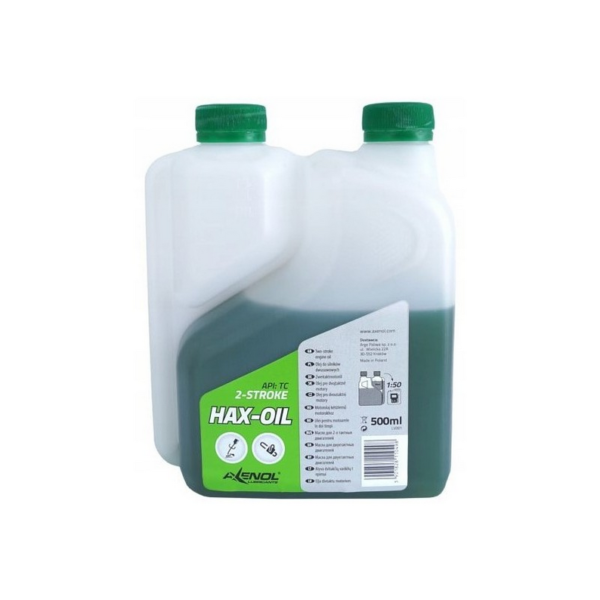 Olej do silników dwusuwowych 500ml zielony półs.
