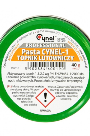 Pasta cynel-1 topnik lutowniczy 30g