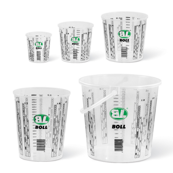 Pojemnik plastikowy z podziałką 400ml  Bool