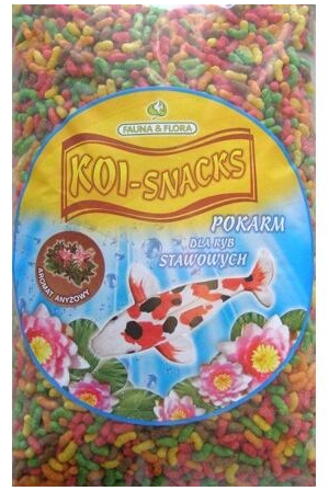 Pokarm dla ryb stawowych pałeczki mix 5l