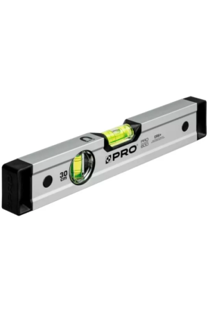 Poziomnica anoda srebrna z magnesami 30cm PRO600