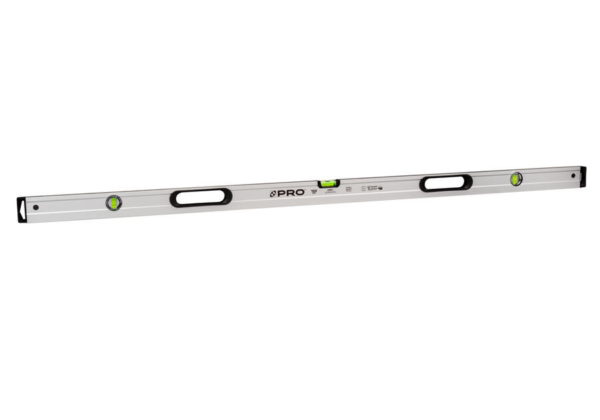 Poziomnica anoda srebrna z uchwytami 150cm PRO800