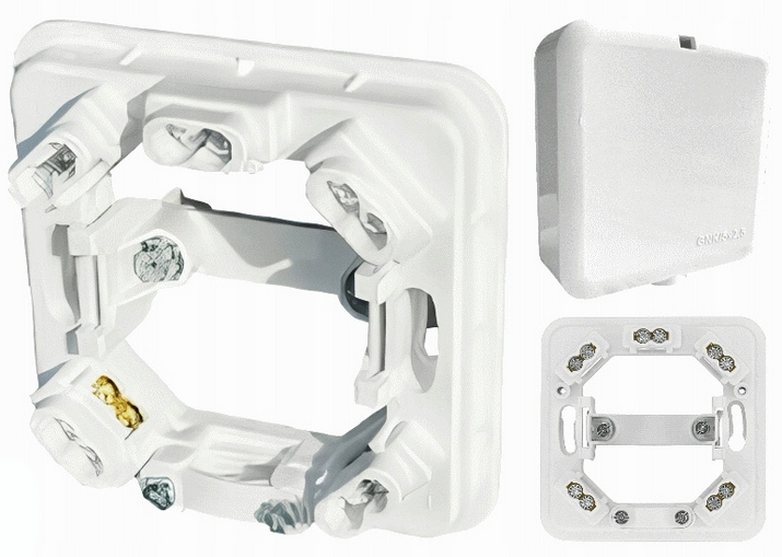 Puszka do płyt indukcyjnych ze złączkami 5x4mm2