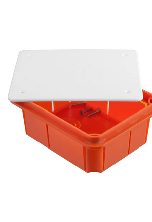 Puszka instalacyjna 116x95x50 pomarańczowa