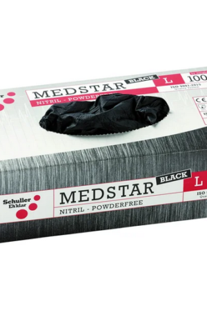 Rękawice latex MEDSTAR czarne