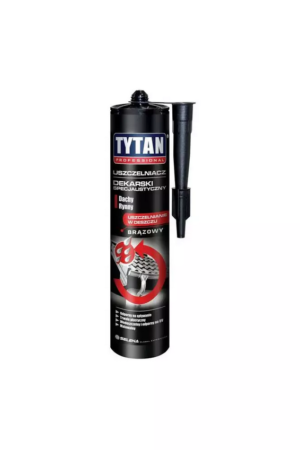 Silikon specjalistycz dekarski brązowy Tytan 280ml