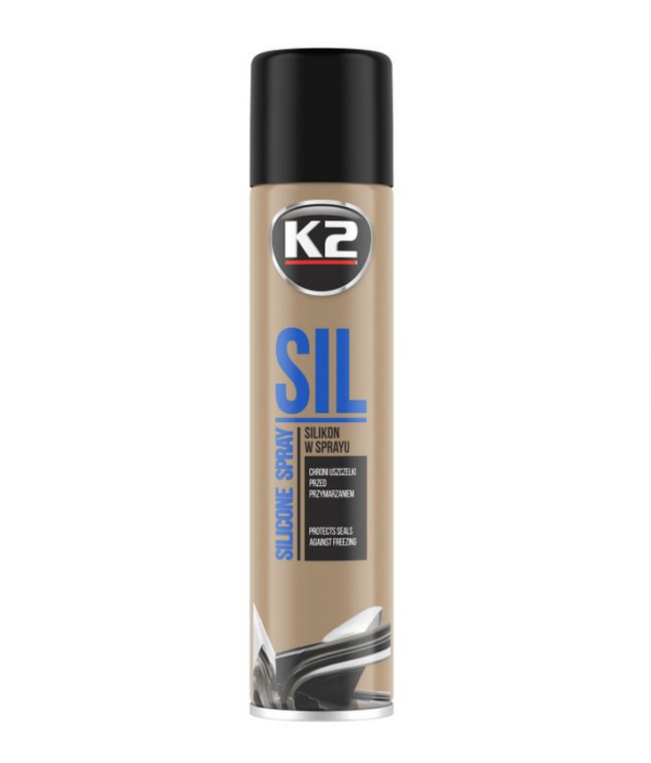 Silikon w sprayu 300ml SIL do konserwacji uszczel.