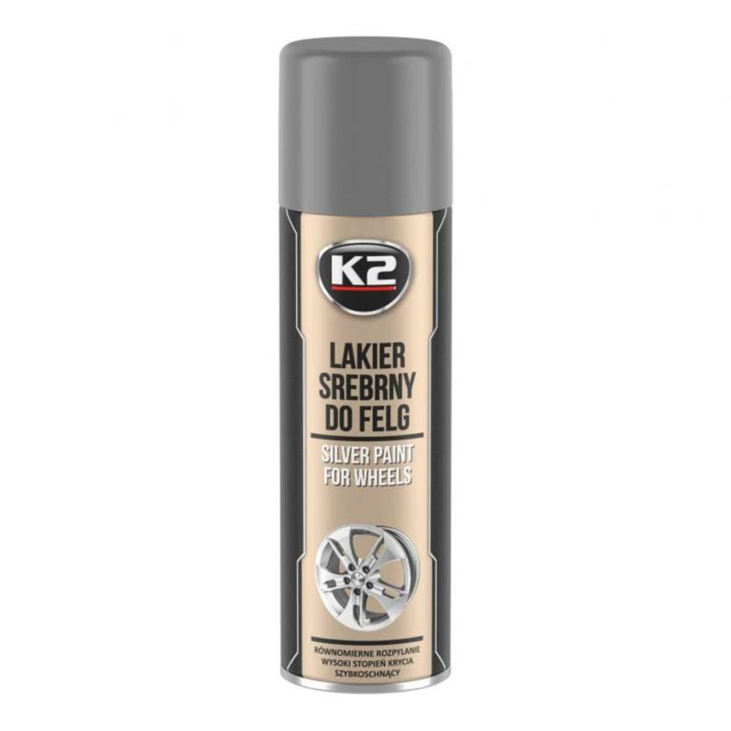 Srebrny lakier do felg 500ML