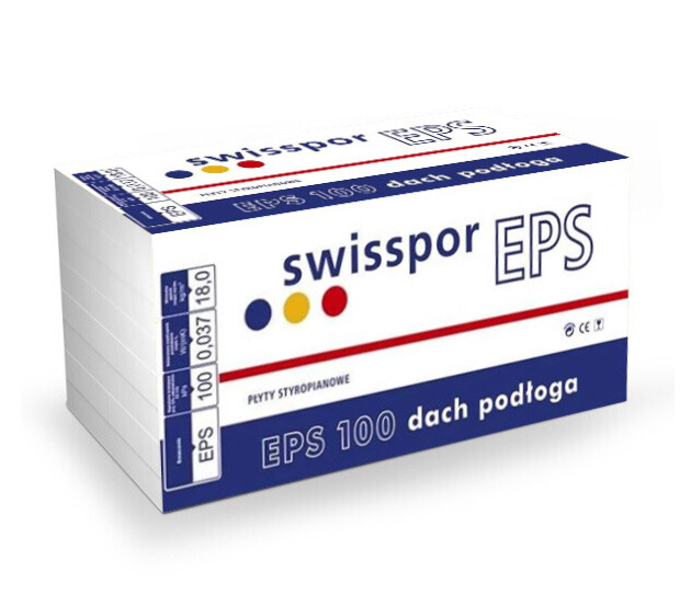 Styropian dach/podł EPS100 10cm pełne op 0,036 SWI
