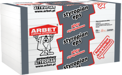 Styropian dach/podł EPS80 10cm biały 0,038 ARBET