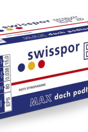 Styropian dach/podł EPS80 1cm biały 0,038 SWISSPOR