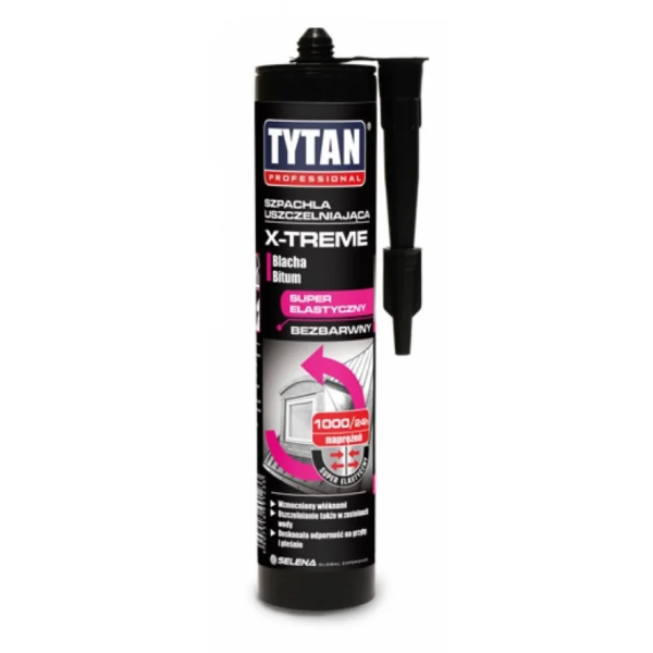 Szpachlówka uszczelniacz X-TREME bezb. Tytan 280ml
