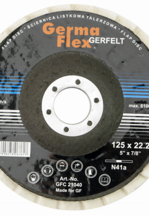 Tarcza z filcem 125x22mm  Gerfelt C